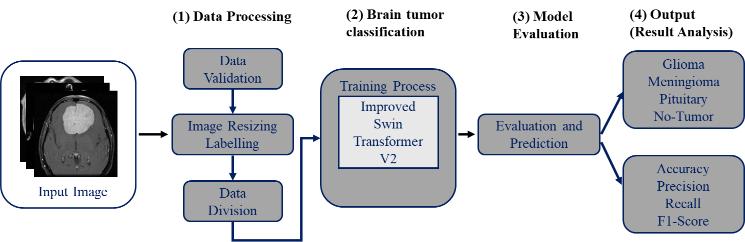 A Novel Deep Learning Framework for Brain Tumor Classification Using Improved Swin Transformer V2