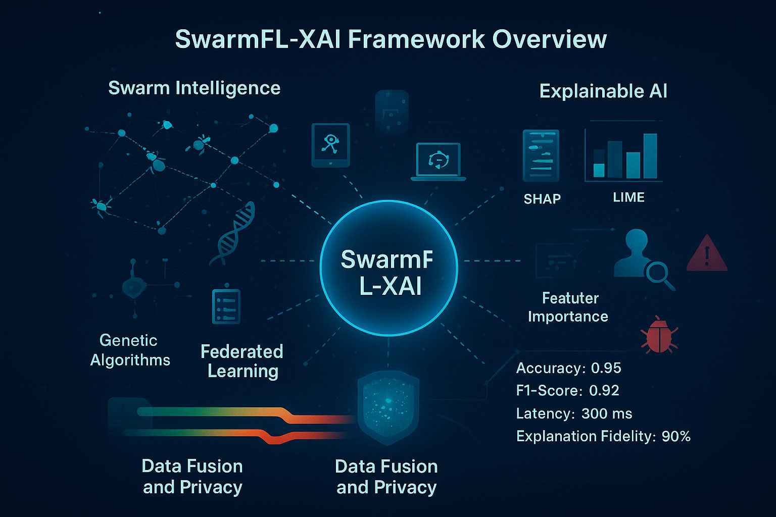 Swarm-Enhanced Federated Learning with XAI for Robust and Interpretable Cyber Threat Detection