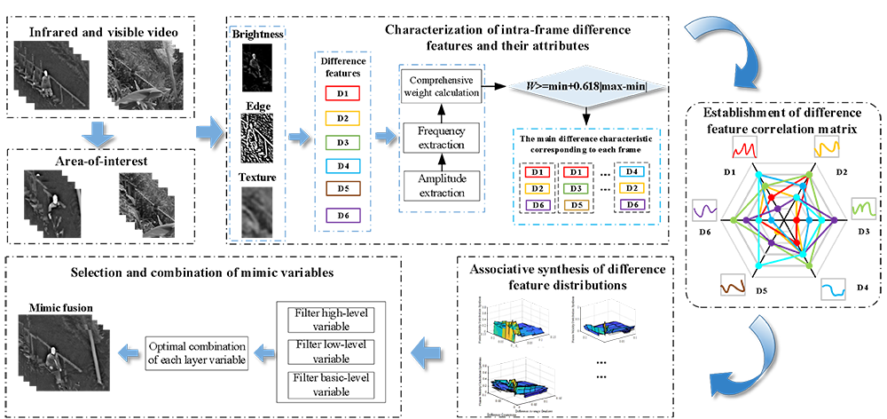 A Mimic Fusion Algorithm for Dual Channel Video Based on Possibility Distribution Synthesis Theory