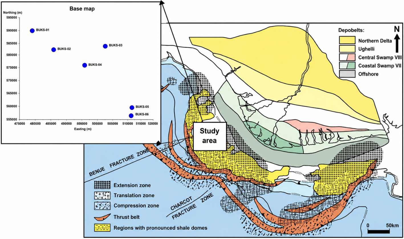Integrated Seismic Interpretation and Petrophysical Evaluation for Hydrocarbon Volumetric Estimation in the BUKS Offshore Field, Niger Delta, Nigeria