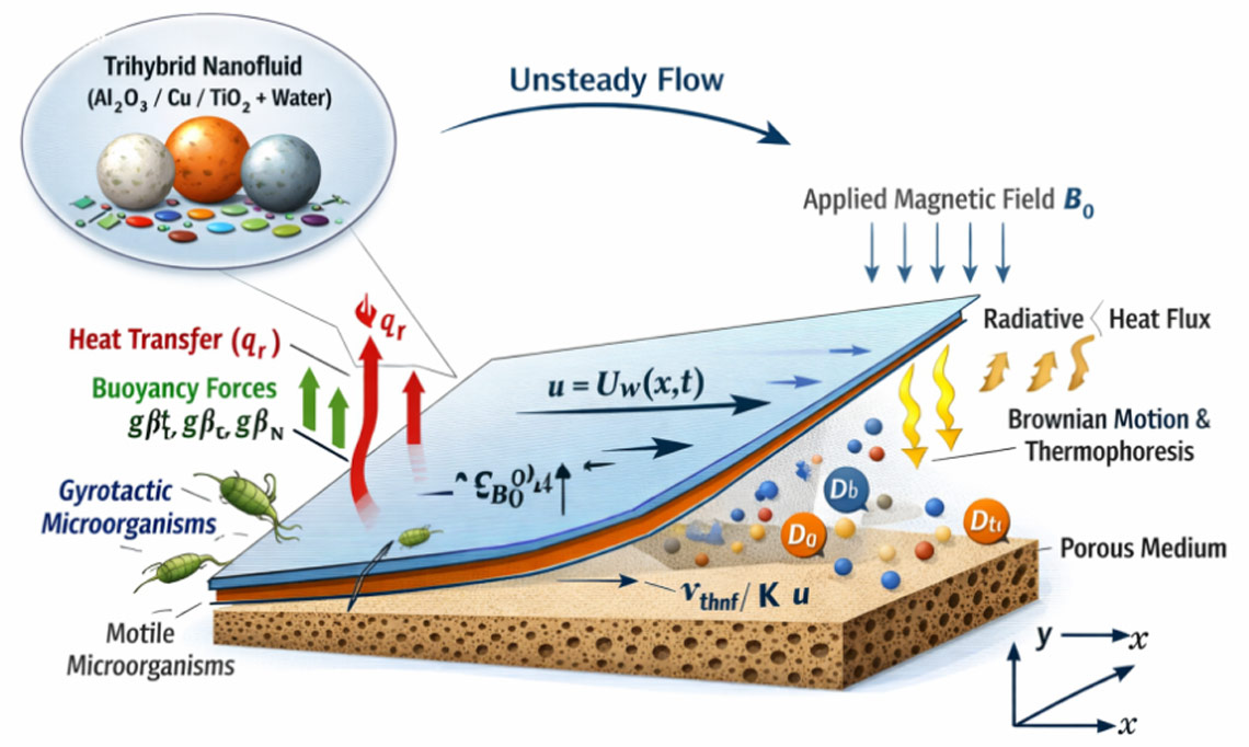 Artificial Neural Network-Based Modeling of Transient Bio-Convective Williamson Tri-Hybrid Nanofluid Flow with Gyrotactic Microorganisms over a Stretching Sheet