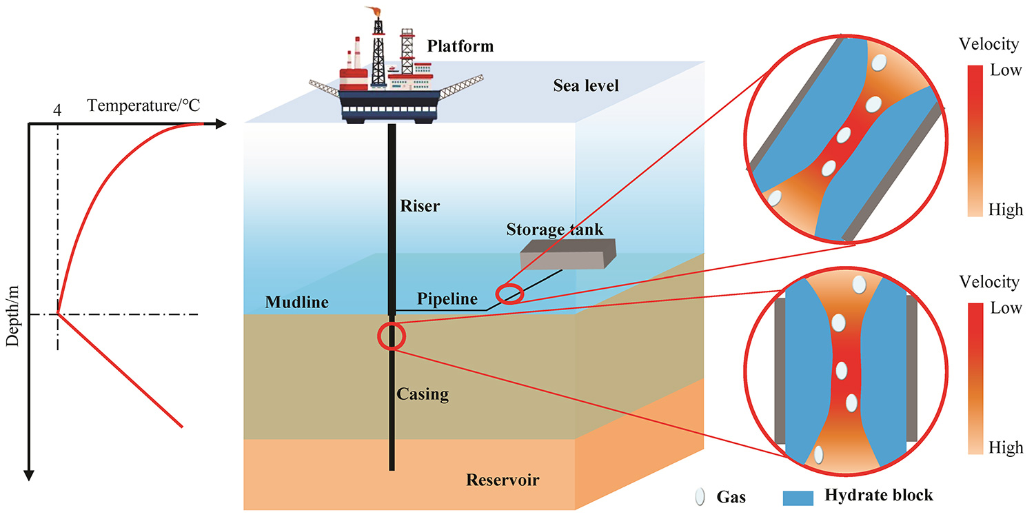 Risk Prediction of Gas Hydrate Formation in the Wellbore and Subsea Gathering System of Deep-Water Turbidite Reservoirs: Case Analysis from the South China Sea