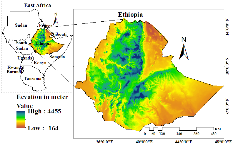 Climate-Driven Vegetation Dynamics and Future Projection over Ethiopia Using NDVI and Google Earth Engine