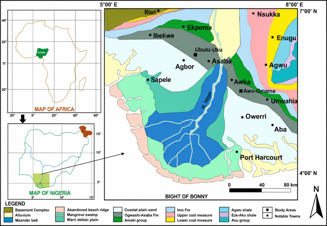 Supervised Seismic Facies Classification in Ataga Field of Niger Delta Basin using a Thalweg Tracker and Deep Learning Approach