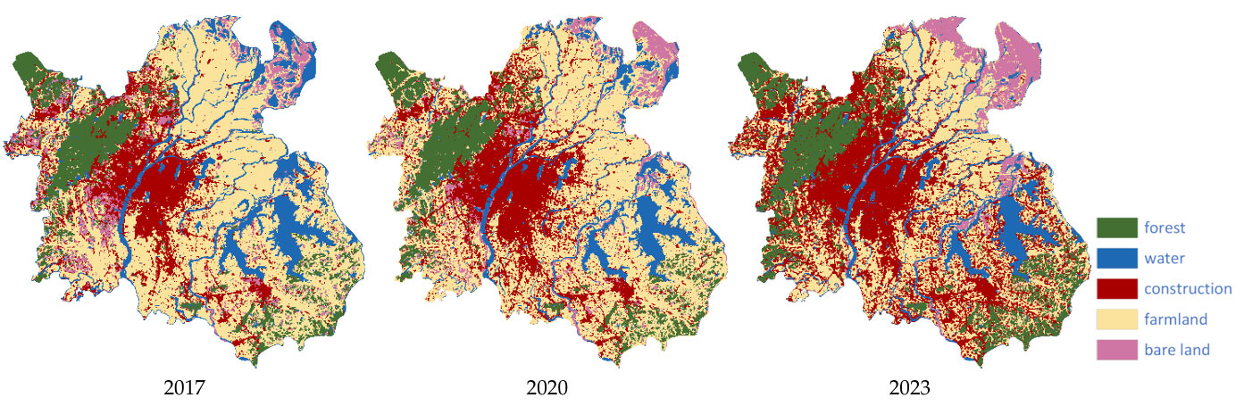 Analysis of Urban Spatial Patterns Based on Satellite Remote Sensing and Comparison between Metropolitans - A Case Study of Nanchang, China