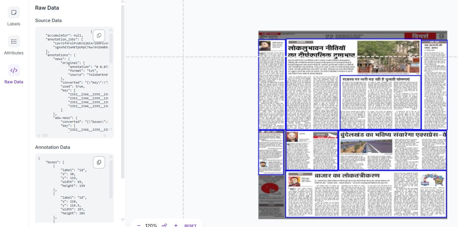 Detection of Newspaper Layouts Using YOLO12
