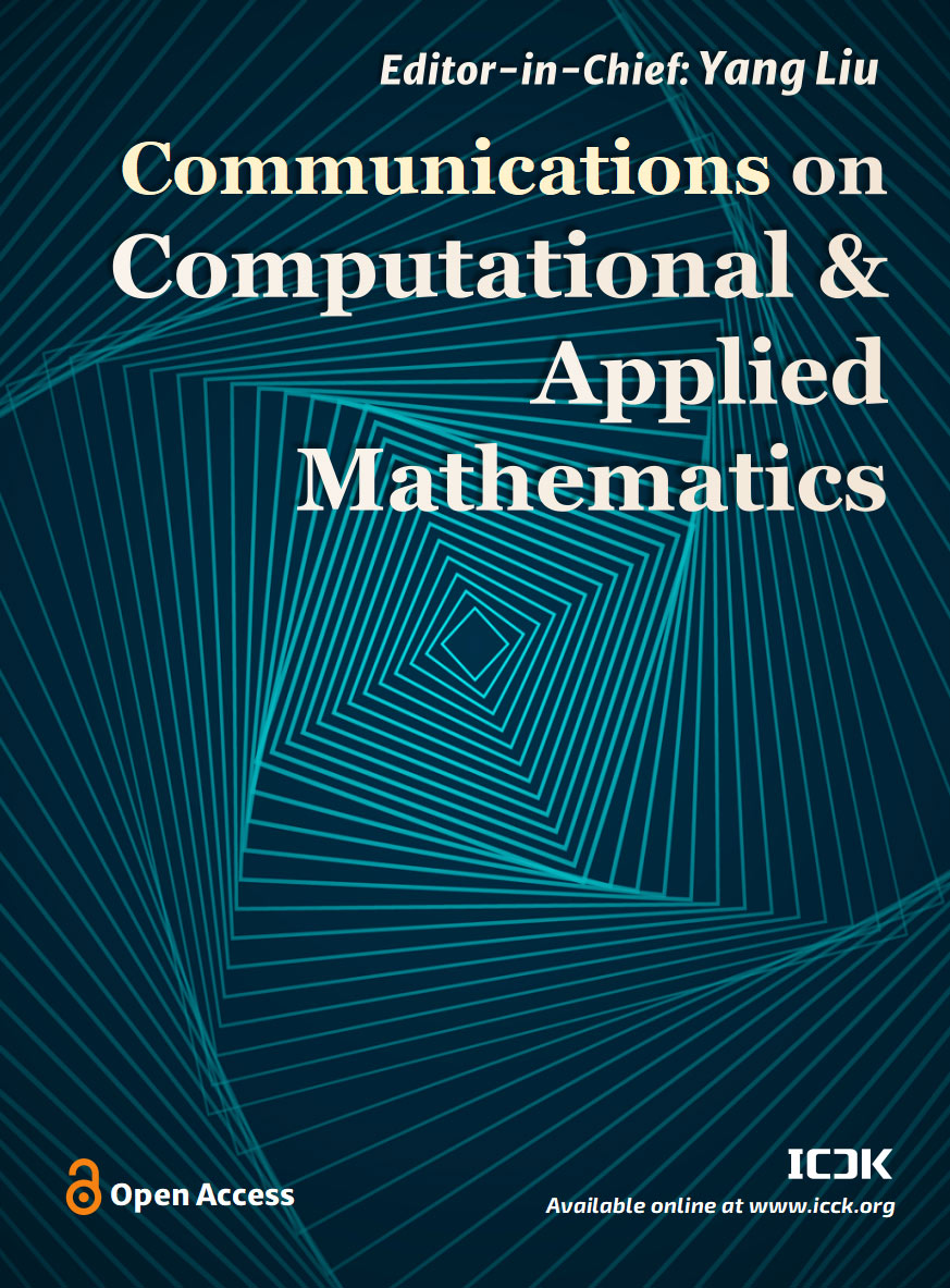 Communications on Computational and Applied Mathematics Cover