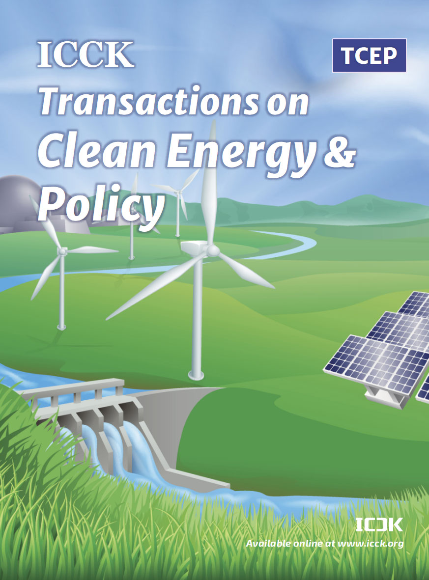 ICCK Transactions on Clean Energy and Policy Cover