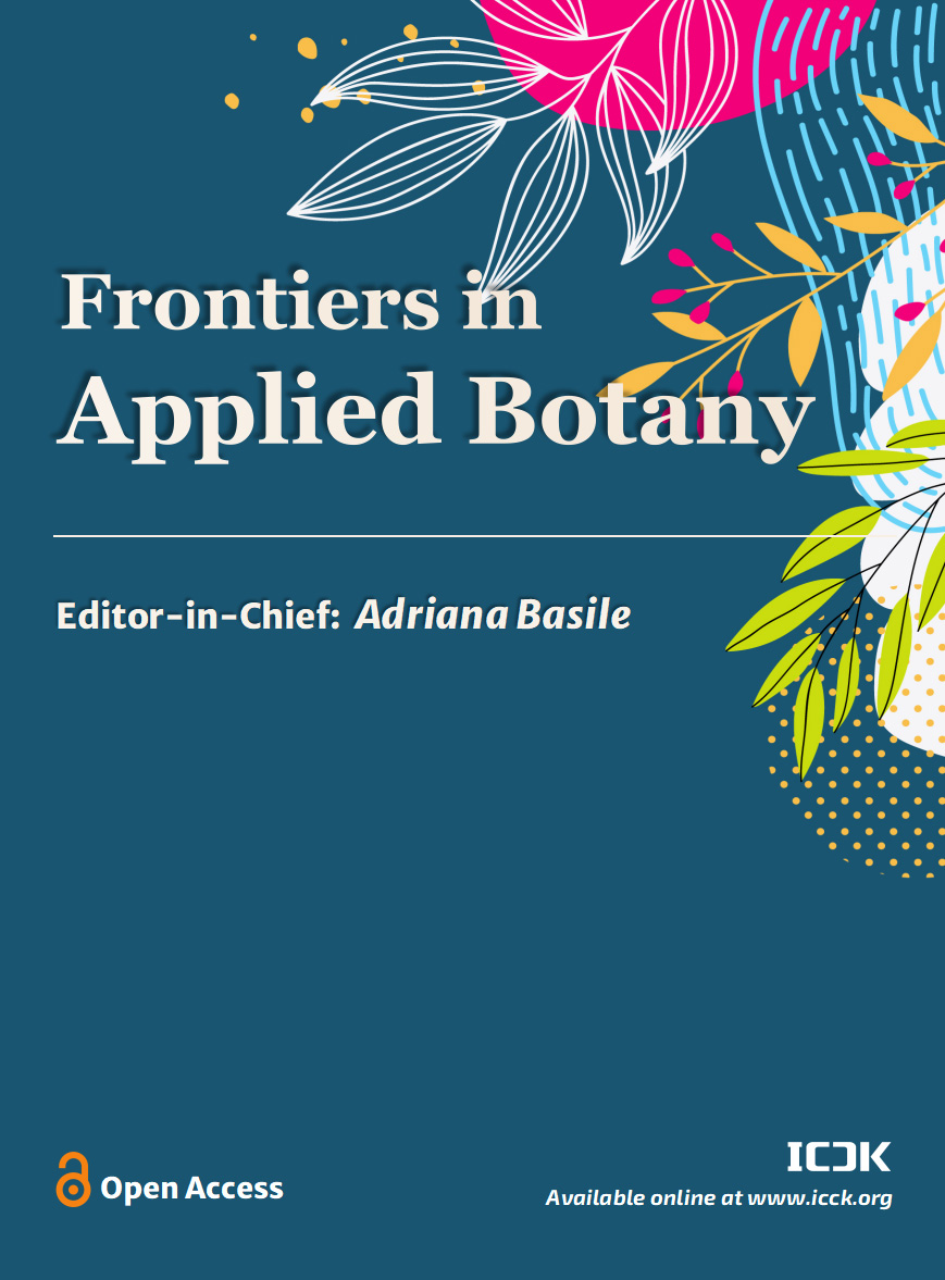 Frontiers in Applied Botany Cover