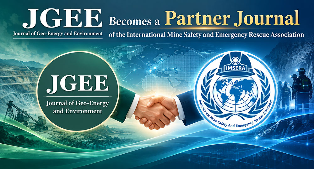 JGEE Becomes a Partner Journal of the International Mine Safety and Emergency Rescue Association